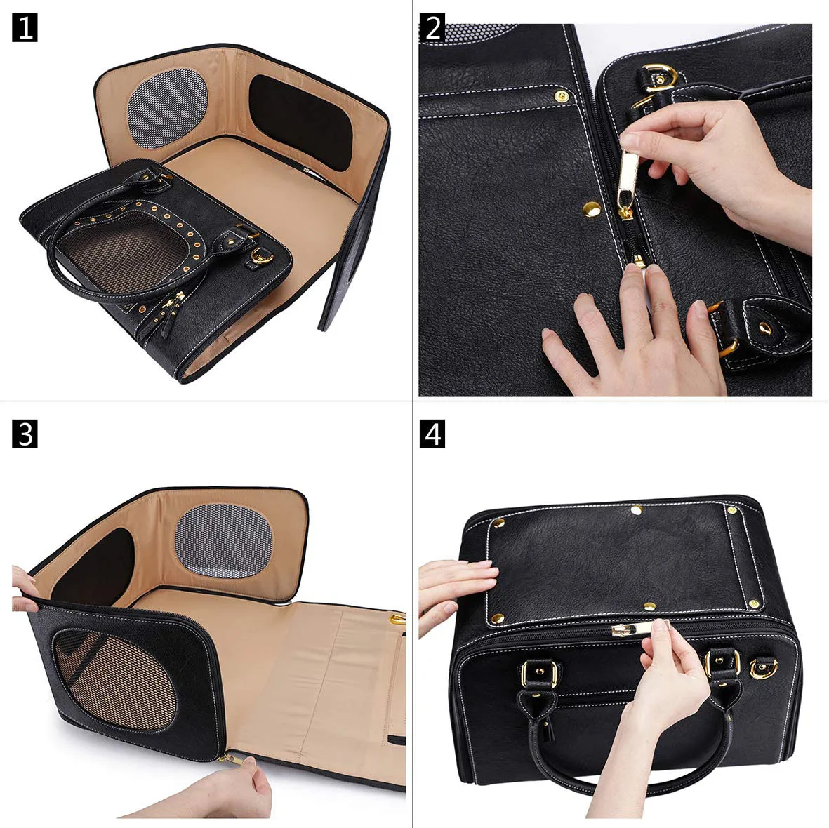 Pet Bag Magento: Catalogue Scale and Ownership Cost - detail view supplied by QUANZHOU JUNYUAN BAGS