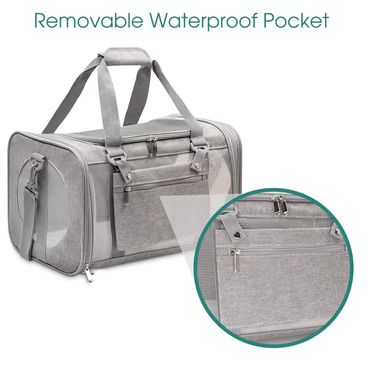 Pet Enclosed: Fully Covered - detail view supplied by QUANZHOU JUNYUAN BAGS