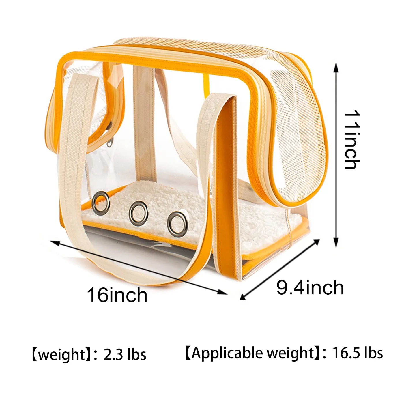 Pet Bag Instruction Manual: User Guide Specs and Cos - detail view supplied by QUANZHOU JUNYUAN BAGS